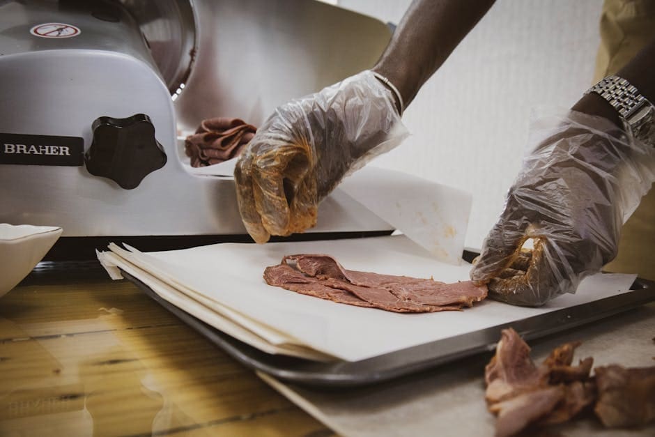 what lubricants are safe for a meat slicer