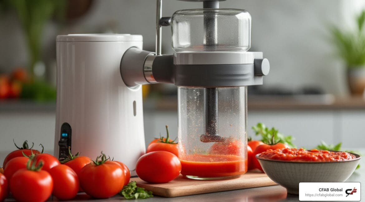 electric tomato press